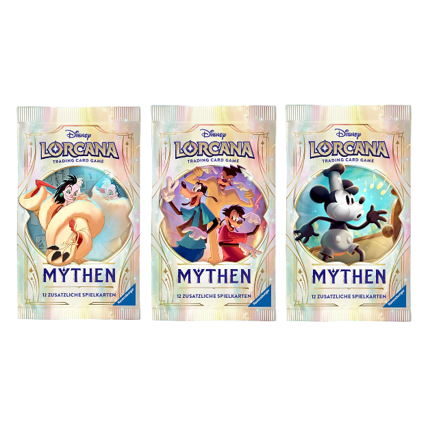 Disney Lorcana Mythen - Booster mit 12 zufälligen Karten - Deutsch