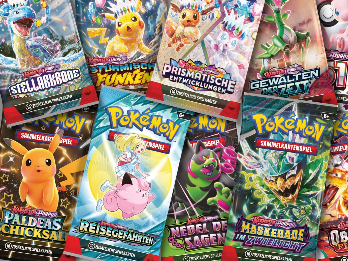 6x Pokémon - Fatale Flammen - Booster