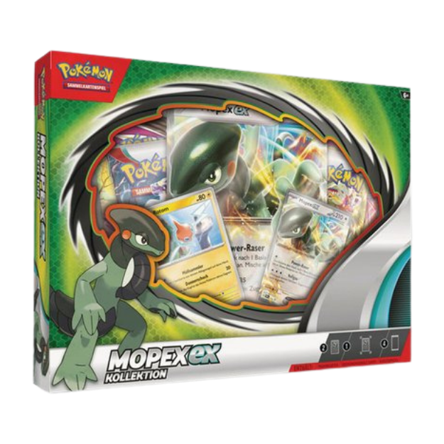 Pokémon - Mopex EX Kollektion mit 4 Boostern - Deutsch