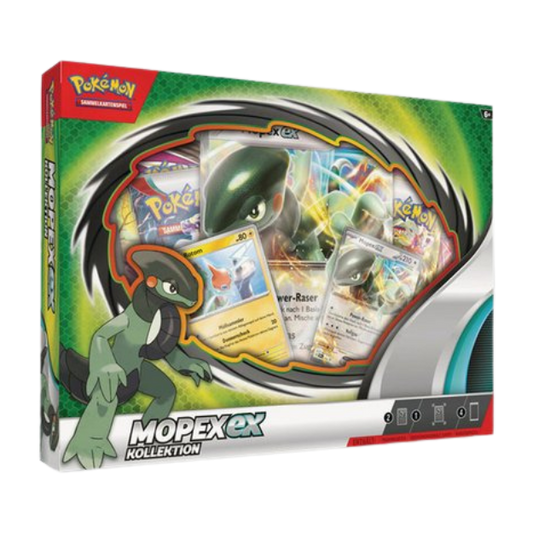 Pokémon - Mopex EX Kollektion mit 4 Boostern - Deutsch