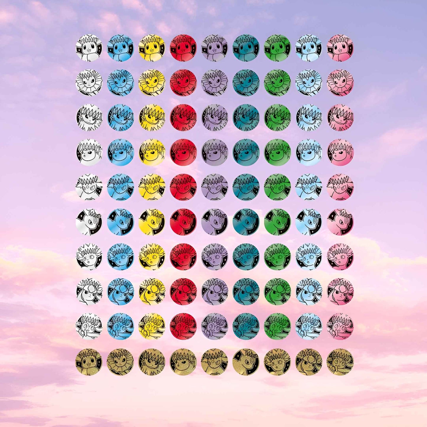 Pokémon - Terastal Gathering Coin Set - Chinese - Zufallsauswahl!