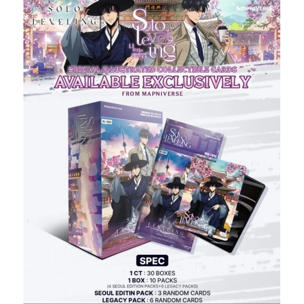 Mapniverse - Solo Leveling Vol. 4 Seoul Edition Booster Display