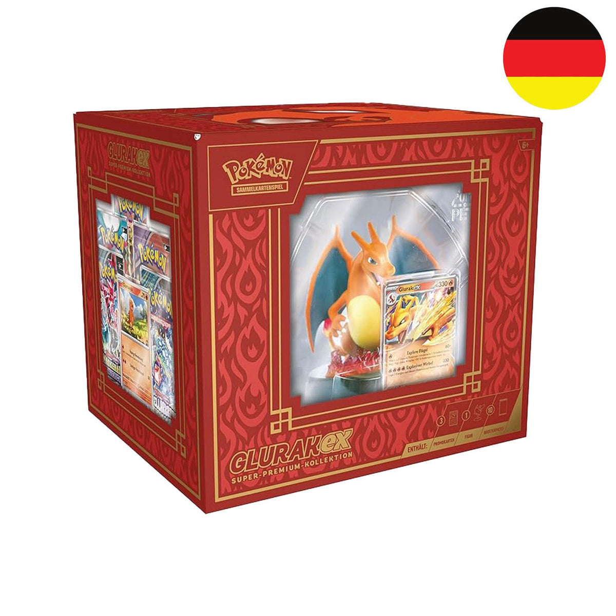 Pokémon - Glurak Figuren Kollektion - Deutsch