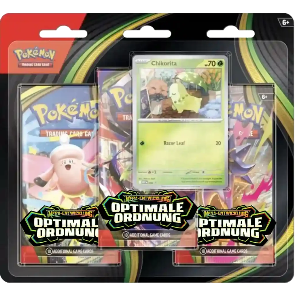 Pokémon - Optimale Ordnung - 3er Blister - Deutsch