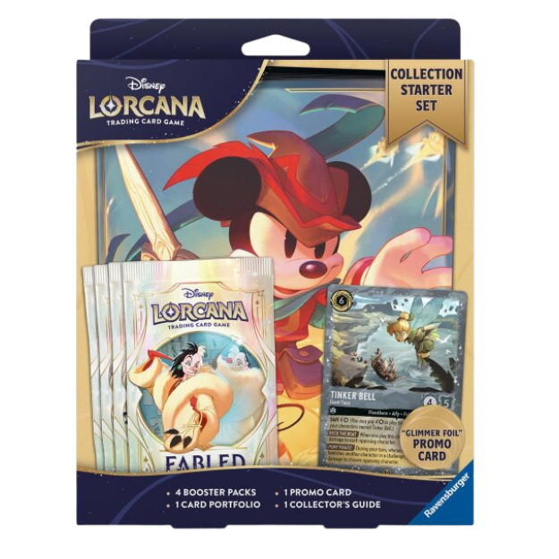 Lorcana - Fabled Starter Set mit 4 Boostern - Englisch