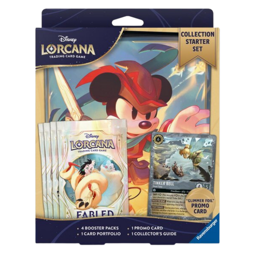 Lorcana - Fabled Starter Set mit 4 Boostern - Englisch