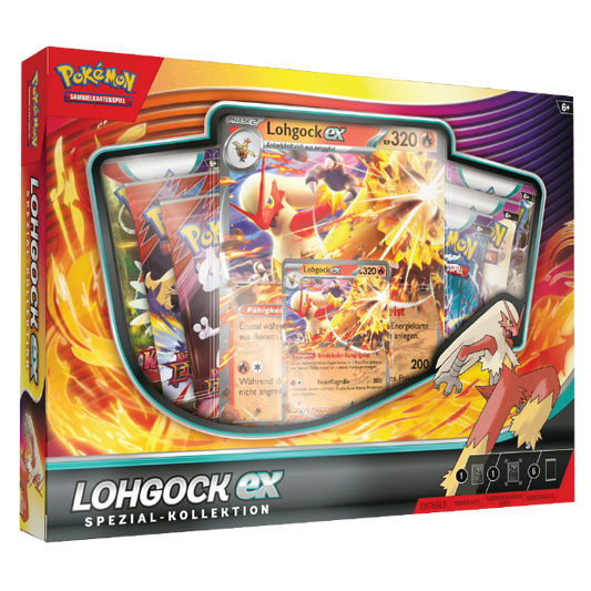 Pokémon - Lohgock EX Spezial Kollektion mit 6 Boostern - Deutsch