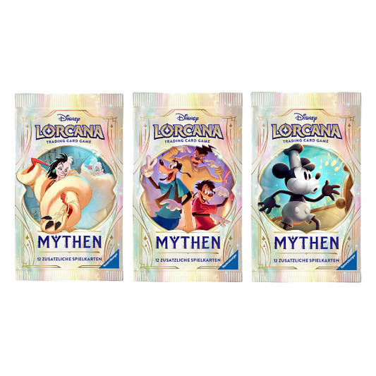 Disney Lorcana Mythen - Booster mit 12 zufälligen Karten - Deutsch